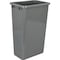 Hardware Resources Single Grey 50 Quart Top-Mount Trashcan Pullout for 12" Opening CAN-TMS1250G-K - alternate 2